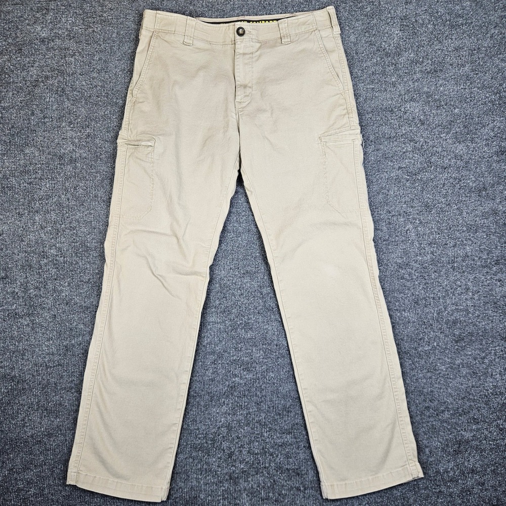 Lee Extreme Comfort Straight Fit Pants Men's 34x34(32) Khaki Tan Casual Workwear